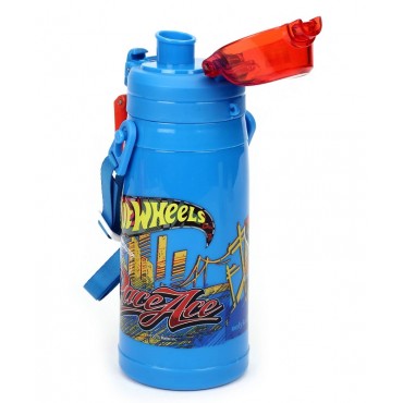 Hot Wheels 320ml Double Walled Sipper Bottle, Multi Color